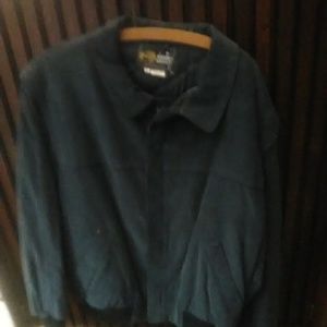 Vintage Unworn Corduroy Blue Derby Jacket Size L